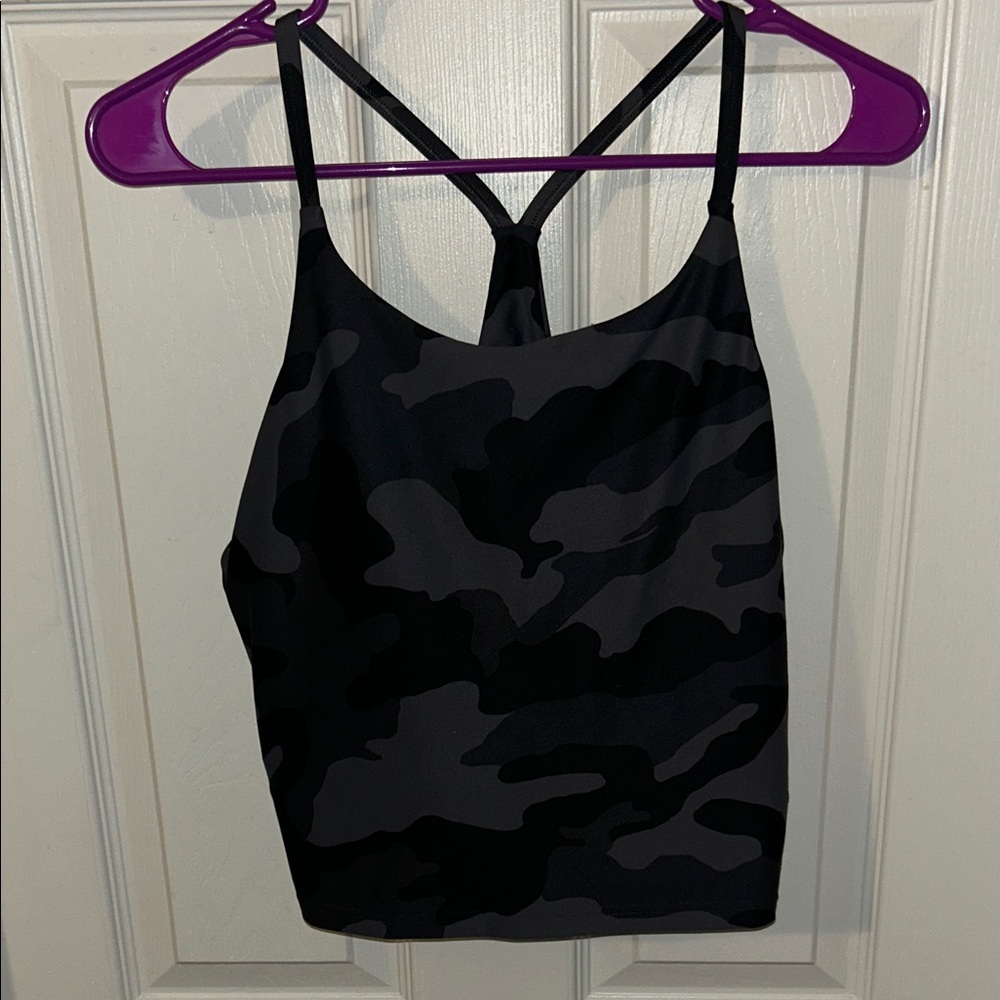 Old Navy Black Camouflage Camisole